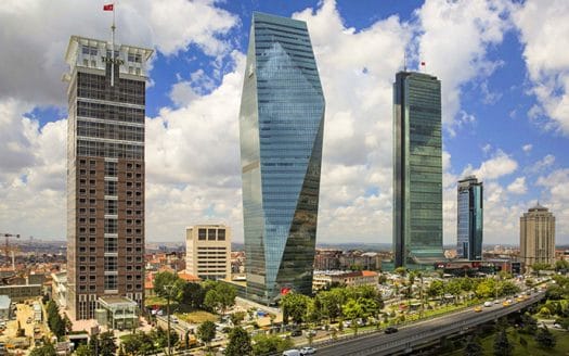 High-rise buildings in Türkiye surrounded by green parks _ buying land in turkey